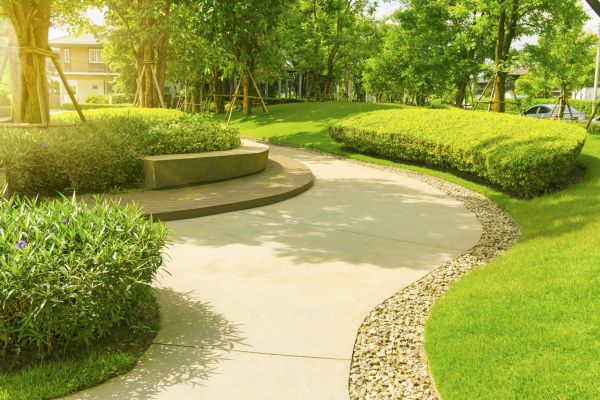 Cost of Cement Walkway Installation in Garland