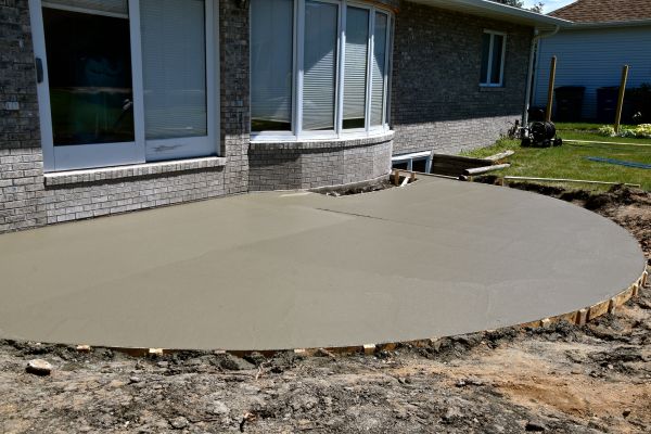 Deck Concrete Construction in Garland