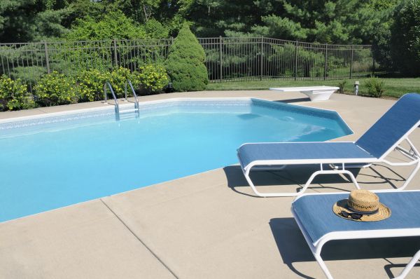 Cement Deck Installation in Garland