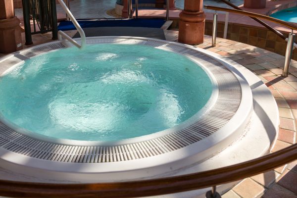 Hot Tub Patio Construction in Garland