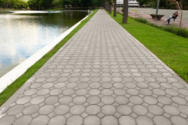 Cost of Paved Pathway Service in Garland