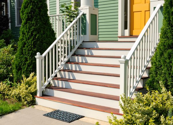 Cost of Front Steps Construction in Garland