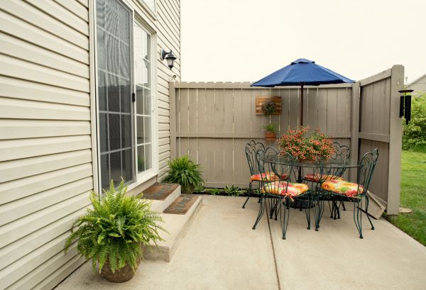 Patio Slab Installation in Garland